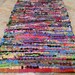 Rag Rug Recycled Sock Loopers in Bright Colors