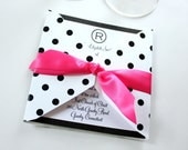 EDITABLE Polka Dot Printable Paper Wrap Invite
