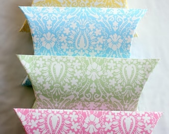 Set of 4  Posh Printables Regal Damask Pastel Collection