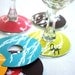 Printable Paper Modern Botanicals Wine Glass Slipper Name Card Tags