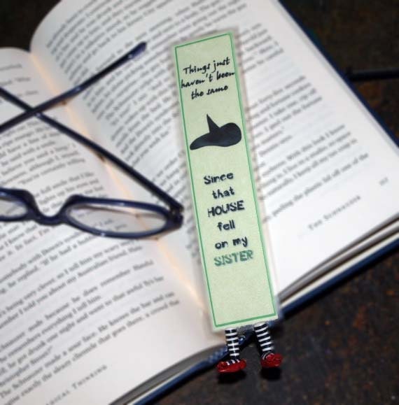 Etsy Original - wIcKed WiTch bOOkmArk - Inspired by Wicked and Wizard of Oz