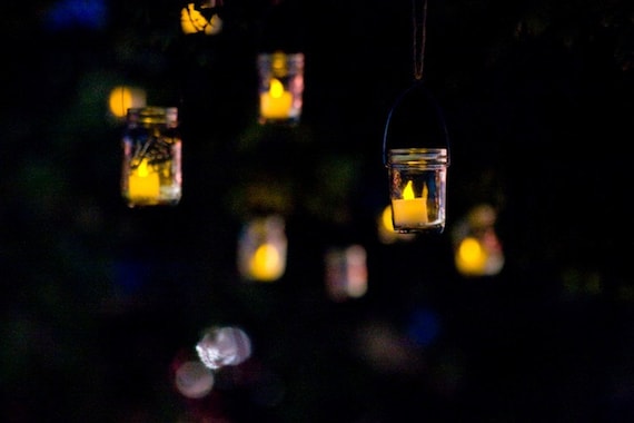 Wire Hangers for Hanging Mason Jar Lanterns - 6 Large Hangers