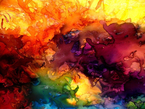Abstract Painting,  Original Abstract painting, Contemporary Modern Fine Art, Colorful Canvas Art, by Henry Parsinia Large 48x24