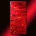 Abstract Painting, Original Red Contemporary Art, Modern Abstract Rich Textured fine art, by Henry Parsinia Large 48x24