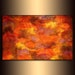 ORIGINAL Modern Abstract Painting, Contemporary Colorful Fine Art By Henry Parsinia Large 36x24