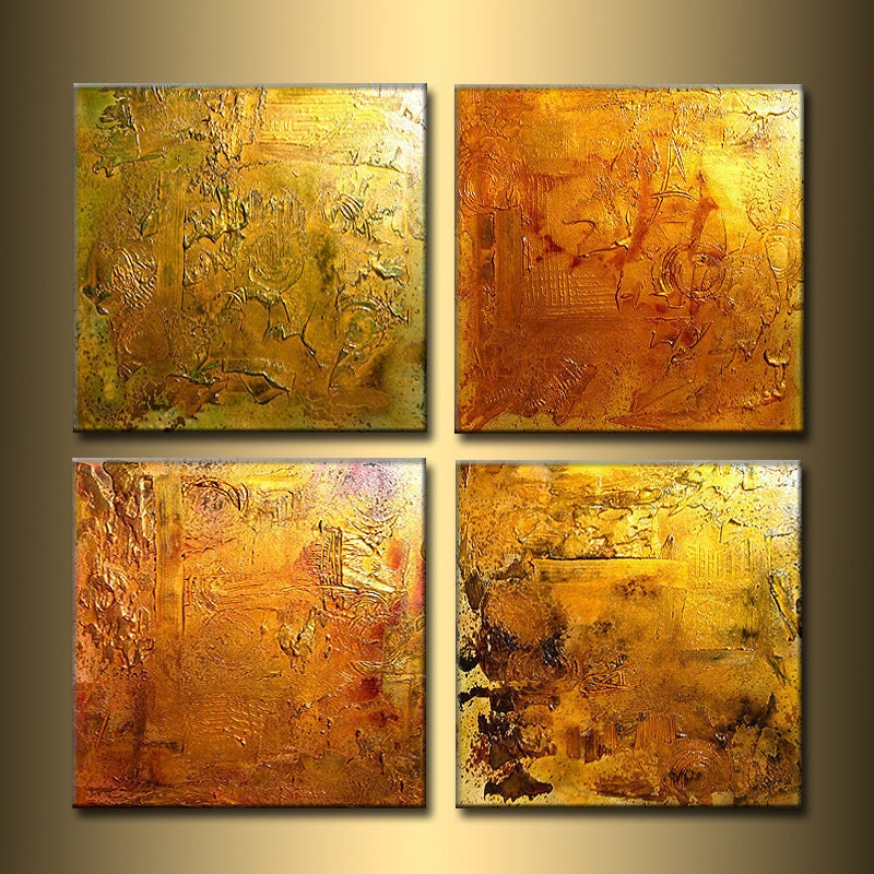 Huge Original Abstract Painting, Textured Metallic Art by Henry Parsinia large 80x20