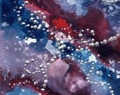 Little Blue and Purple Abstract