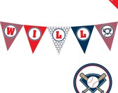 Baseball party - Personalized DIY printable banner