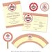 Sock Monkey party - Personalized DIY printable cupcake wrapper and topper set