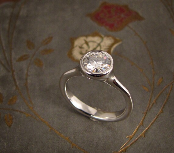 1ct Elegant Solitaire Engagement Ring - Made to Order