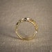 Peacock Ring with Blue Diamond (14K) Made to Order