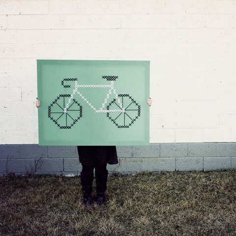 Giant Bike Cross-Stitch