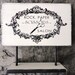 Business Logo Advertisement Sign, Custom Branding & Logo Design, Advertising Sign for Vendors, Salons, Boutiques, Craft Shows.  Vintage.