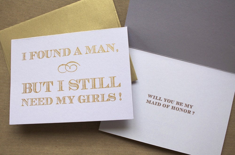 Will you be my Maid of Honor card (Lavender)