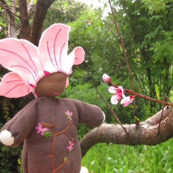 Waldorf Doll - Miss Peach Blossom - Made to Order
