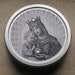 NEW french market virgin mary with baby 2 oz round