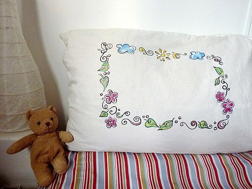 Illustrated Pillowcase- Spring Slumber- Sweet Dreams Pillowcases