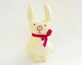 Guaranteed to Make you Smile Felt Bunnies- Bow Tie Bunny