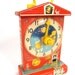 Vintage Fisher Price Musical Tick Tock Clock Learning Toy 998