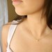 One Heart Initial Necklace in Gold - REVERSIBLE - Bride, Bridal, Bridesmaid gift
