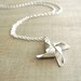 Silver Pinwheel Necklace