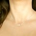 Sideways Cross Bracelet Mini Tiny - Sterling Silver - Celebrity bracelet, Kelly Ripa, Taylor Jacobson, Jennifer Lopez, Easter, Religious
