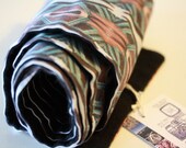 Theatre Fins Scarf - Organic Sateen & Flannel Cotton