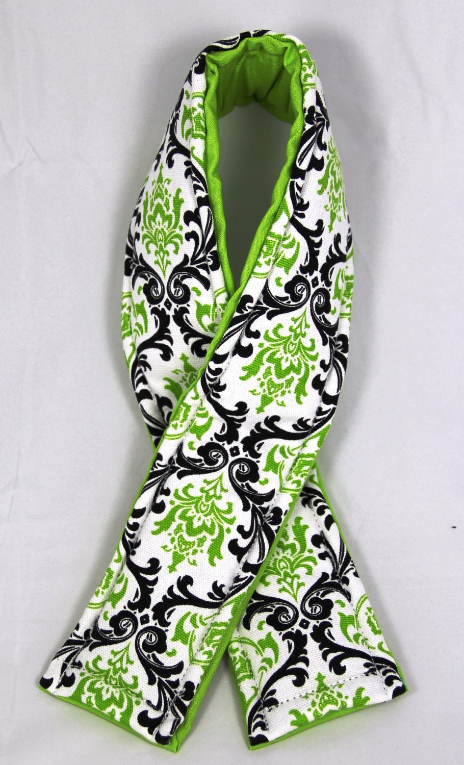 Camera Strap Cover ... So Summer Citrus Lime Green Cotton Back