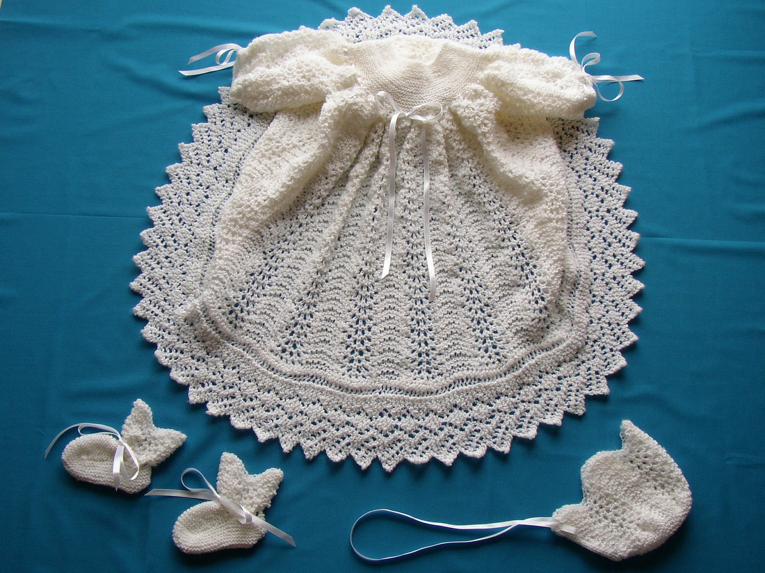Ribbons & Lace Christening Gown PDF Pattern
