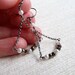 Pyrite Earrings, Pearl Hanger Earrings, Freshwater Pearl, Fools Gold, Oxidized Sterling Silver, Chain Earrings, Under 25