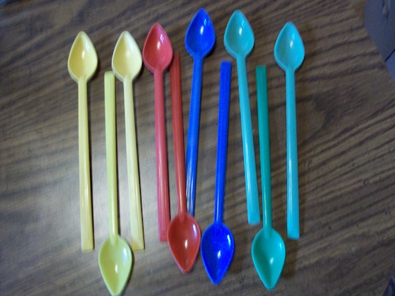 plastic iced tea spoons
