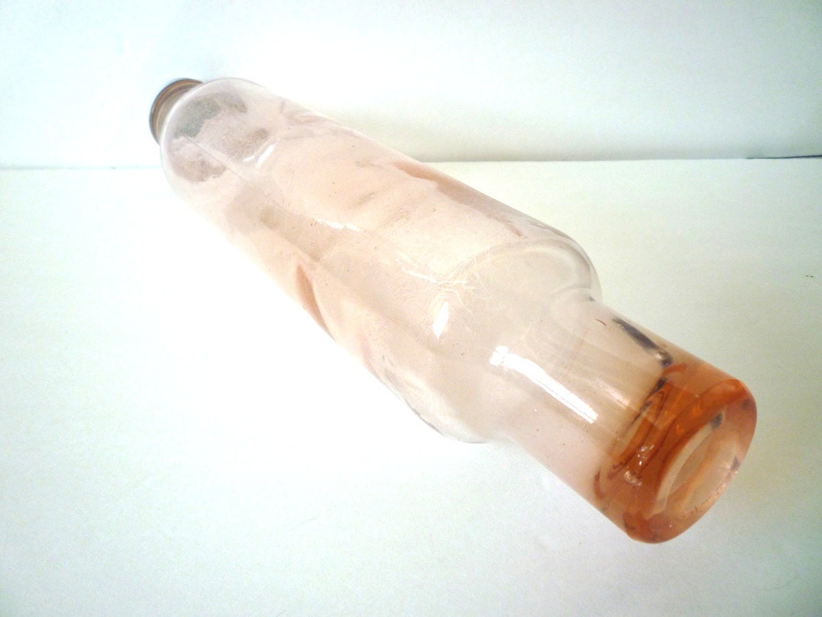 Vintage Pink Glass Cold Water Rolling Pin by TaMuidBeo on Etsy