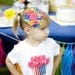 RAINBOW PARTY Cupcake Shirt with Rosette Flower Icing Sizes 12m-6T Great for the Birthday Girl