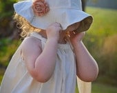 Sabrina Shabby ChiC Vintage Inspired Reversible FloPpY Brim Sun Hat