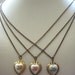 Bridesmaid Gifts Vintage Heart Locket Necklace You Choose the Color Personalized Gift Pink Blue Yellow Roses