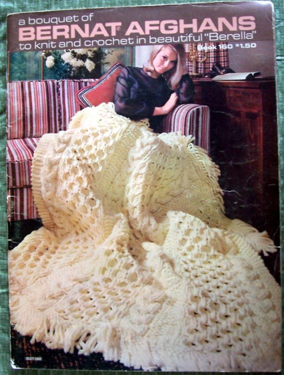 Bernat Afghans to Knit and Crochet Book 160