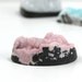 Rhodochrosite Druzy Cabochon Tear