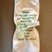 Flower Girl LACE Heirloom Personalized Wedding Handkerchief Custom Embroidered