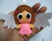 Cute Christmas Ornament/Keyring/Plush/Brooch - Angel Girl