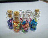 Mini Shining Stars in Bottle - Keychain, Decor