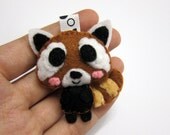 Cute Red Panda Keychain, Ornament, Magnet - Reey