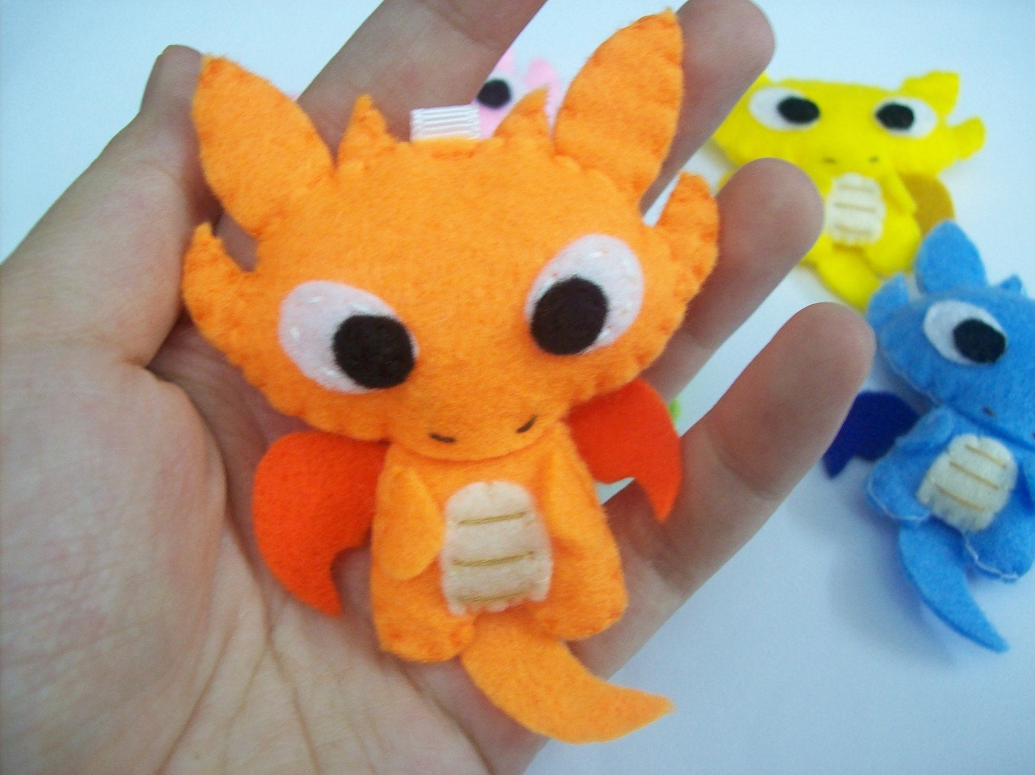 Cute Draco the Dragon - Keychain, Magnet, Phone Charm