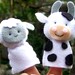 PDF Pattern: Farm Friends Felt Finger Puppets