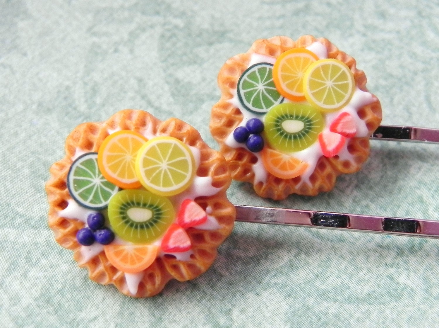 Waffle bobby pins