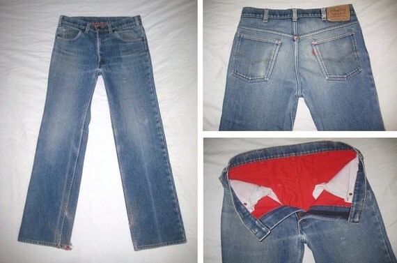 70s Levis 517 Flannelfleece Lined Boot Cut By Normalavevintage 