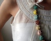 SALE- Skull Necklace in Bright Colors