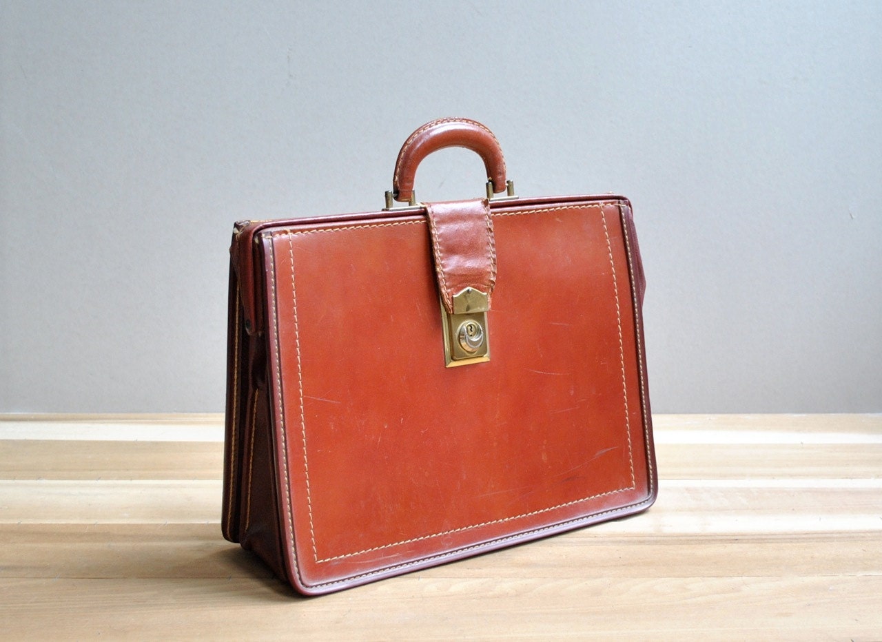 Vintage Leather Briefcase