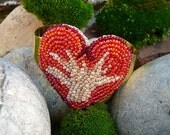 Tree of Life Heart Bracelet Cuff