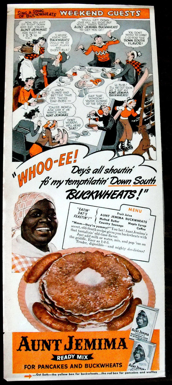 Aunt Jemima Buckwheat Pancake Ready Mix Magazine by rgilbert155
