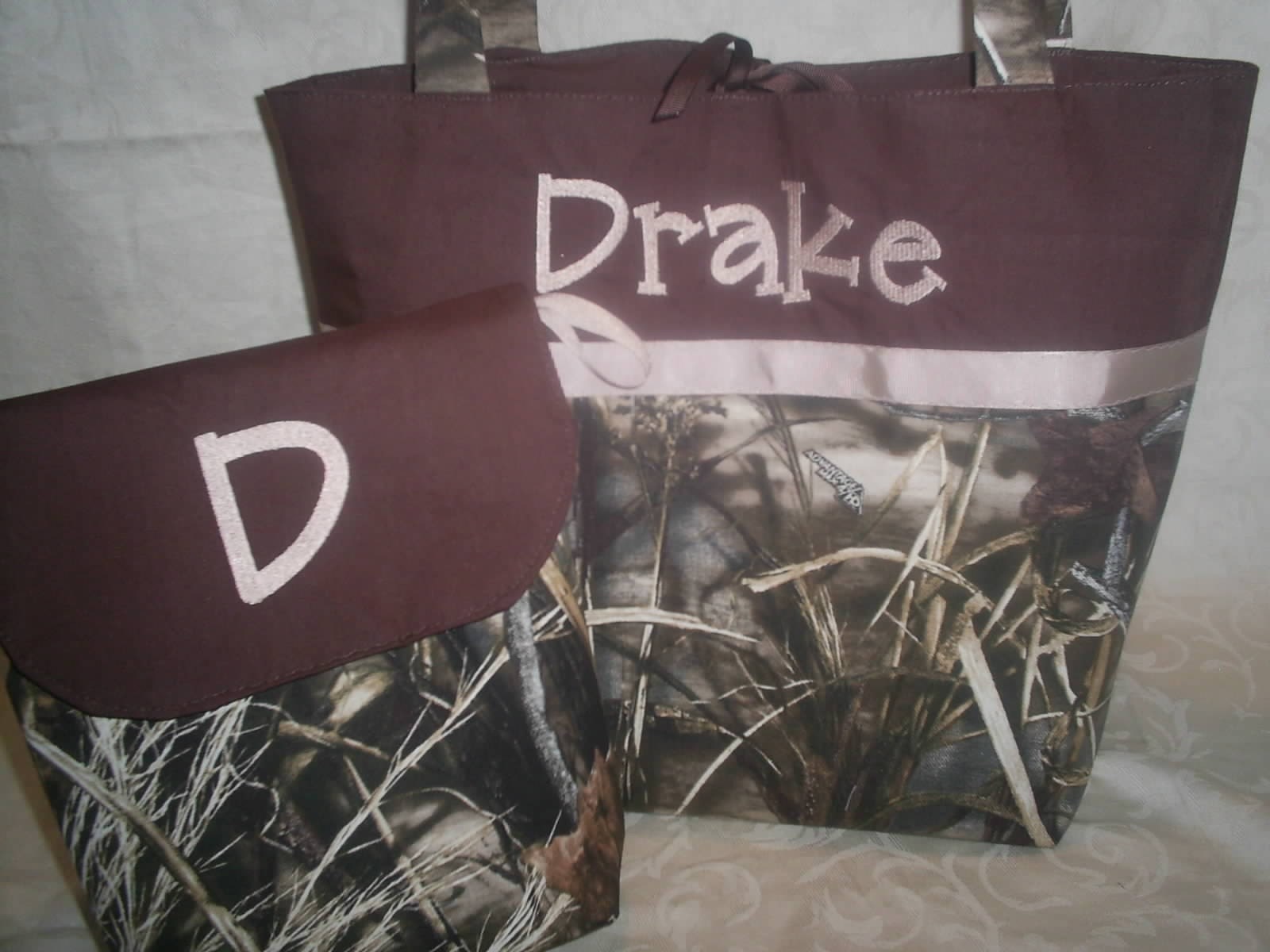 custom handmade advantage  max4 hd camo camouflage diaper bag and wipes case free name